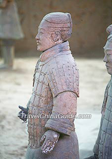 Dressing of a Terracotta Cavalry Soldier 
